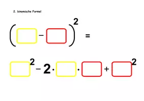 Vorschau - Arbeitsblätter - Mathe Schablone Binomische Formeln - Seite 3
