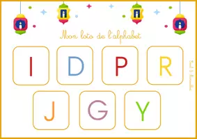 Aperçu - Jeux - Loto alphabet (majuscules) - Page 2