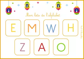 Aperçu - Jeux - Loto alphabet (majuscules) - Page 3