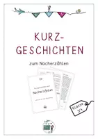 Vorschau - Arbeitsblätter - Kurzgeschichten zum Nacherzählen - Deckblatt
