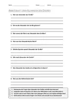 Vorschau - Arbeitsblätter - AB mit Fragen zum Thema "Alexander der Große" + Lösungsblatt + Infografik - Deckblatt