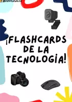 Vista previa - Tarjetas / Manipulativos - ¡Flashcards de la Tecnología! - Portada