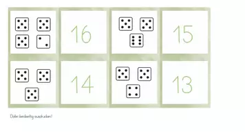 Vorschau - Spiele - "Merk es dir!" zu den Würfelbildern bis 20 - Seite 2