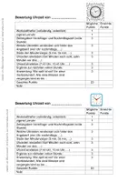 Vorschau - Test - Bewertung praktische Übung Uhrzeit - Seite 1
