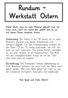 Vorschau - Arbeitsblätter - Rundumwerkstatt Ostern : Frühling - Seite 1