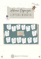 Vorschau - Unterrichtsreihen - Advance Organizer - Wunder - Lektüre - Raquel J. Palacio - Deckblatt
