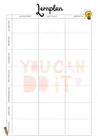 Vorschau - Arbeitsblätter - Lernplan zur Vorbereitung auf Klassenarbeiten - Deckblatt