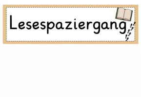 Vorschau - Poster - Lesespaziergang Übersicht Tafelmaterial - Seite 3