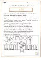 Vorschau - Arbeitsblätter - Lese-Mal-Blätter / 3-fach-differenziert / Im Zoo - Seite 3