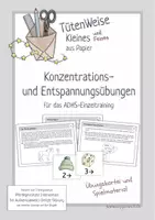 Vorschau - Unterrichtsreihen - Konzentrations- und Entspannungsübungen für das ADHS-Einzeltraining - Deckblatt