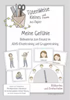 Vorschau - Bildkarten - Meine Gefühle - Bildmaterial zum Einsatz im ADHS-Einzeltraining und -Gruppentraining - Deckblatt