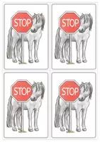 Vorschau - Bildkarten - Stopp-Karten für ADHS-Einzeltraining und -Gruppentraining in der Reittherapie - Seite 2