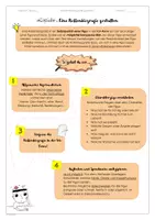 Vorschau - Arbeitsblätter - Leitfaden: Verfassen einer Rollenbiografie - Deckblatt