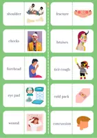 Vorschau - Spiele - "Being ill" vocabulary Domino game - ready to use - Seite 3