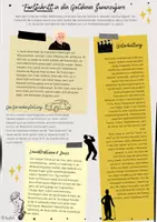 Vorschau - Arbeitsblätter - Fortschritt in den Goldenen Zwanzigern - Referat- & Plakatinfos - Deckblatt