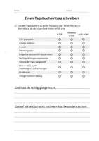 Vorschau - Arbeitsblätter - Einen Tagebucheintrag schreiben - Seite 2