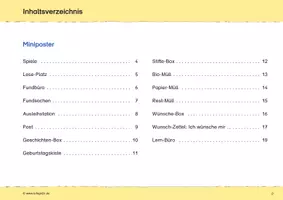 Vorschau - Bildkarten - Miniposter zur Beschriftung: Organisation im Klassenzimmer - Seite 2