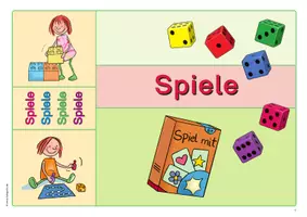 Vorschau - Bildkarten - Miniposter zur Beschriftung: Organisation im Klassenzimmer - Seite 3