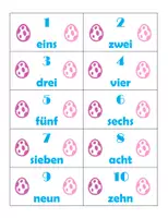 Vorschau - Poster - Ostern - Deutsch A1: Zahlen / Farben / Jahreszeiten / Monate / Wochentage - Seite 3