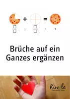 Vorschau - Interaktives Material - Brüche auf ein Ganzes ergänzen - Brüche addieren (Interactive) - Deckblatt