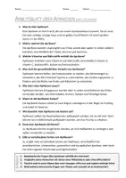 Vorschau - Arbeitsblätter - AB mit Fragen zum Thema "Aprikose" + Lösungsblatt - Seite 1