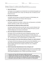Vorschau - Arbeitsblätter - AB mit Fragen zum Thema "Äquator" + Lösungsblatt + Infografik - Seite 2