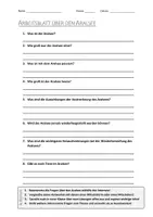 Vorschau - Arbeitsblätter - AB mit Fragen zum Thema "Aralsee" + Lösungsblatt + Mindmap + Infografik - Seite 1