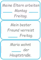 Vorschau - Aufgabenkarten - DaF / DaZ Arabisch: Präpositionen - Übungskarten - Seite 3