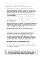 Vorschau - Arbeitsblätter - AB mit Fragen zum Thema "Aristoteles" + Lösungsblatt + Infografik - Seite 3