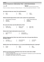 Vorschau - Test - Gerhart Hauptmann - Bahnwärter Thiel Lesetest Lektüretest A B mit Lösung - Seite 1