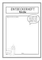 Vorschau - Unterrichtsreihen - Kirche- Entdeckerheft (katholischer Religionsunterricht) - Seite 1