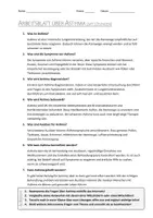 Vorschau - Arbeitsblätter - AB mit Fragen zum Thema "Asthma" + Lösungsblatt + Mindmap + Infografik - Seite 3