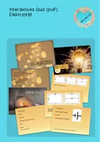 Vorschau - Test - Interaktives Quiz Elektrizität - Deckblatt