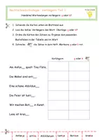 Vorschau - Arbeitsblätter - Materialpaket Rechtschreibstrategie - Seite 2