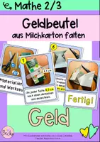 Vorschau - Mal- und Bastelvorlagen - Anleitung: Geldbeutel aus Milchkarton - Deckblatt
