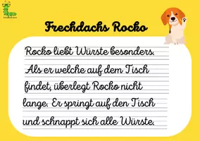 Vorschau - Arbeitsblätter - Abschreibkarten zum Lesen & Schreiben üben 🖋️📝 - Seite 3