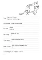Vorschau - Arbeitsblätter - Entscheidungsgeschichte: Tiger mag Musik - Karibu bis G - Seite 3