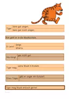 Vorschau - Arbeitsblätter - Entscheidungsgeschichte: Tiger mag Musik - Karibu bis G - Seite 2