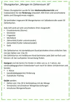 Vorschau - Fördermaterial/Inklusion - Übungskarten "Mengen im Zahlenraum 10" - Seite 1