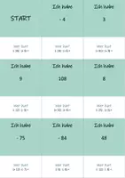 Vorschau - Spiele - Ganze Zahlen multiplizieren und dividieren - Ich habe…Wer hat…? (Mathematikspiel) - Seite 2