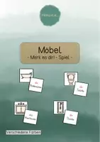 Vorschau - Stationenlernen - Merk es dir! - Spiel Wortschatz Möbel (DaZ) - Deckblatt