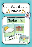 Vorschau - Bildkarten - Weather: Bildkarten, Wortkarten für Tafel und Englischecke - Deckblatt