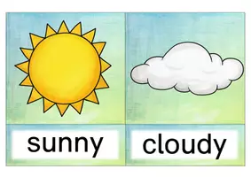 Vorschau - Bildkarten - Weather: Bildkarten, Wortkarten für Tafel und Englischecke - Seite 2