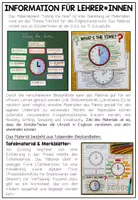 Vorschau - Arbeitsblätter - Telling the time - MATERIALPAKET - Seite 1