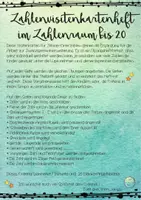 Vorschau - Arbeitsblätter - Visitenkartenheftchen im Zahlenraum bis 20 - Zahl des Tages - Seite 1