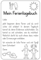 Vorschau - Arbeitsblätter - Ferientagebuch Sommerferien - Einlage - Seite 3