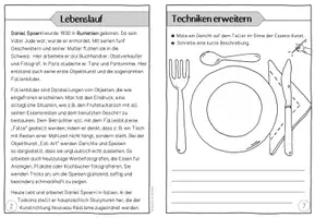 Vorschau - Arbeitsblätter - Künstler-Faltheft: Daniel Spoerri | Eat-Art - Seite 3