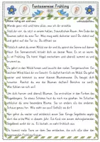 Vorschau - Arbeitsblätter - Frühling: Fantasiereise inklusive Arbeitsmaterial - Seite 3