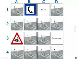 Vorschau - Spiele - Merk es dir Verkehrszeichen Variante 4 PowerPoint Spiel - Deckblatt