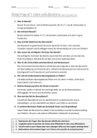 Vorschau - Arbeitsblätter - AB mit Fragen zum Thema "Barock" + Lösungsblatt + Mindmap + Infografik - Seite 3